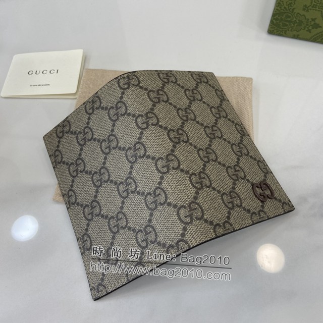 Gucci專櫃古馳最新款飾GG細節長款卡片夾卡包 jh2302型號：768249